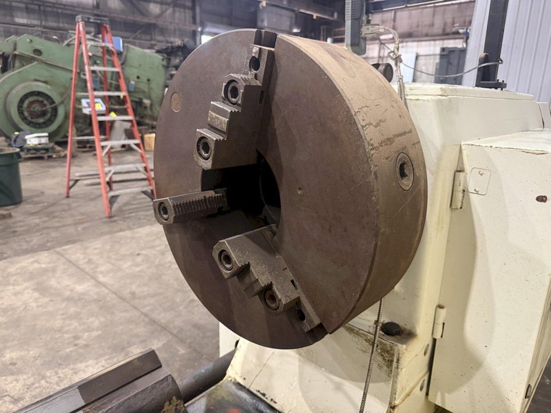 32" X 60" BIRMINGHAM MODEL #DL3260 GAP BED ENGINE LATHE 2006 5" HOLE : YOBRO #25339