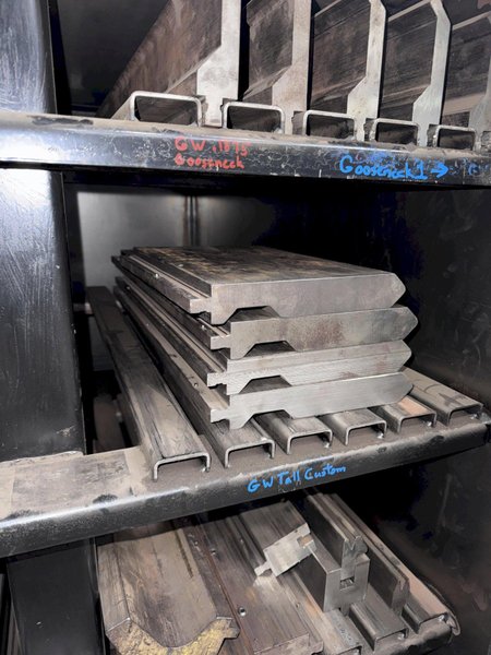 LOT OF WILA PRESS BRAKE DIES WITH CABINET: STOCK #80766