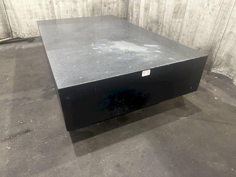 53&quot; X 86&quot; X 15&quot; BLACK GRANITE HEAVY DUTY PLATE : STOCK# 77246