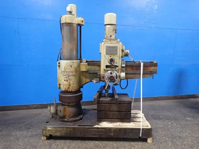 YOSHIDA 12” X 4 1/2’ RADIAL DRILL PRESS  -  YR5-130