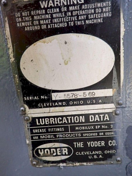 YODER M2 TUBE FORMING LINE: YOBRO #24314