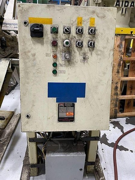 6,000 lbs. Mecon Used Double End Motorized Coil Reel For Sale, Model# D60M24H