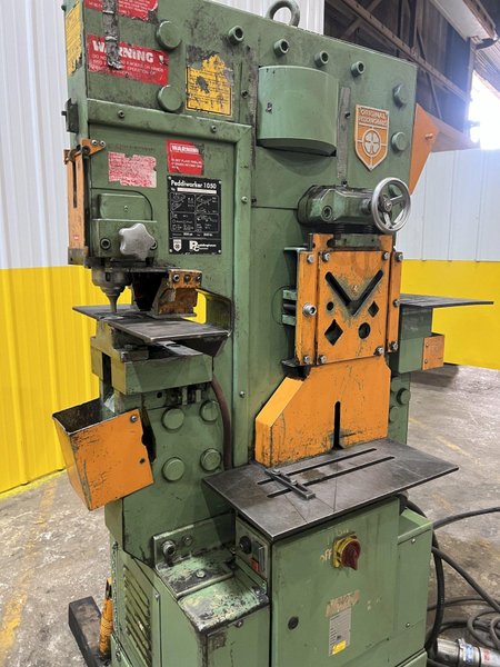 110 TON PEDDINGHAUS PEDDIWORKER MODEL #1050 HYDRAULIC IRONWORKER: STOCK #19922