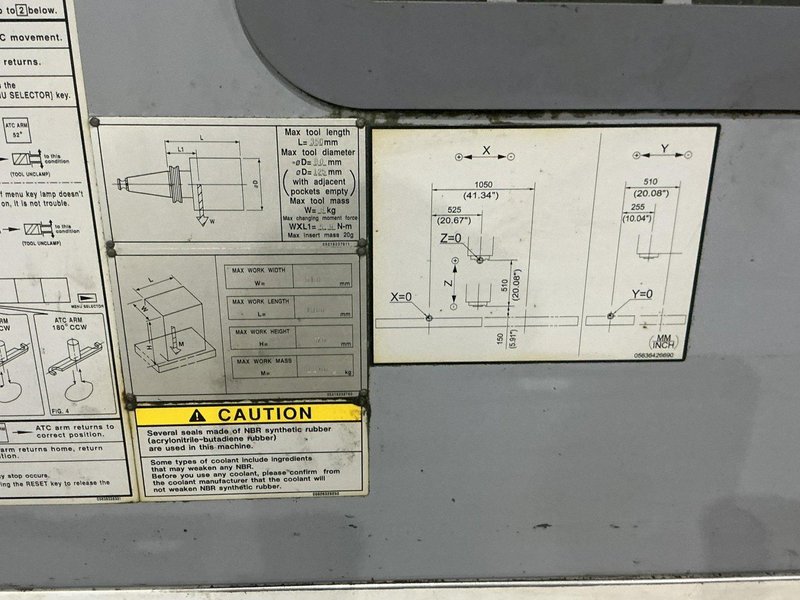 2003 MAZAK NEXUS 510C CNC VERTICAL MACHINING CENTER: STOCK #13486