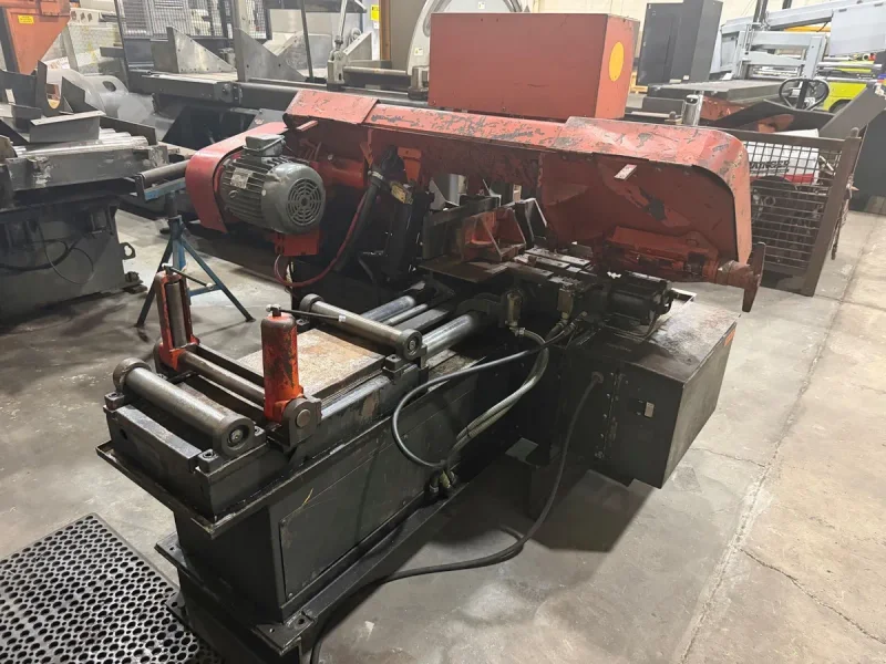 USED AMADA 10" X 11.8" FULLY AUTOMATIC HORIZONTAL BANDSAW MODEL HA-250W