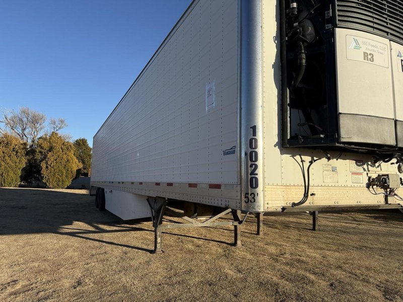CIMC 53′ Reefer Trailer, 2020 – Air Ride, Aluminum T-Floor, Thermo King