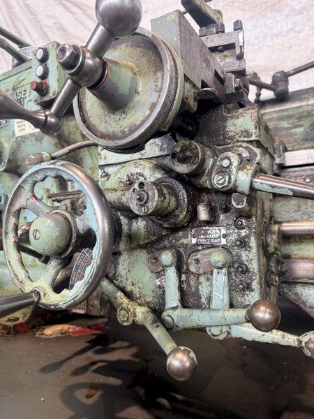 WARNER &amp; SWASEY NO.3 TURRET LATHE WITH TAPER ATTACHMENT. STOCK # 0874326