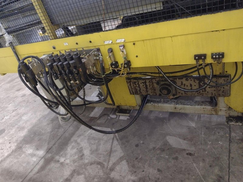 74" X 74" STOELTING MODEL #CSW8121 AUTOMATIC WASHER, WITH FLIP-UP DIE STATION POWERED INFEED, NEW 2012: YOBRO #25172
