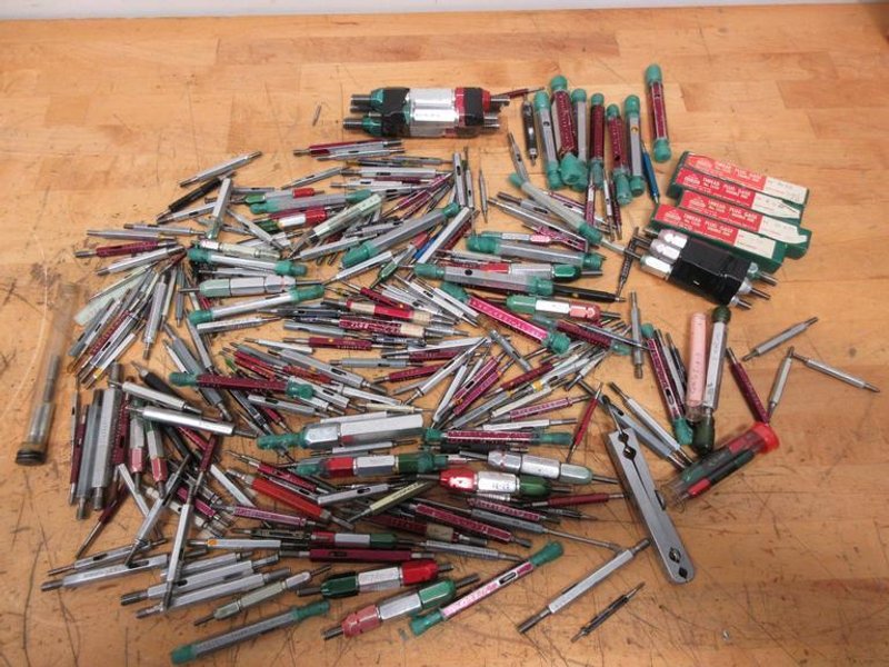 Threaded ID Go/No-Go Gauges, Standard SAE Sizes from 1/72 - 9/16"- Auction Item