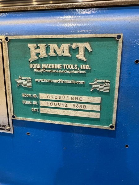 2" HORN MODEL #CNC50TBRE ELECTRIC TUBE BENDER 2010: STOCK #22760