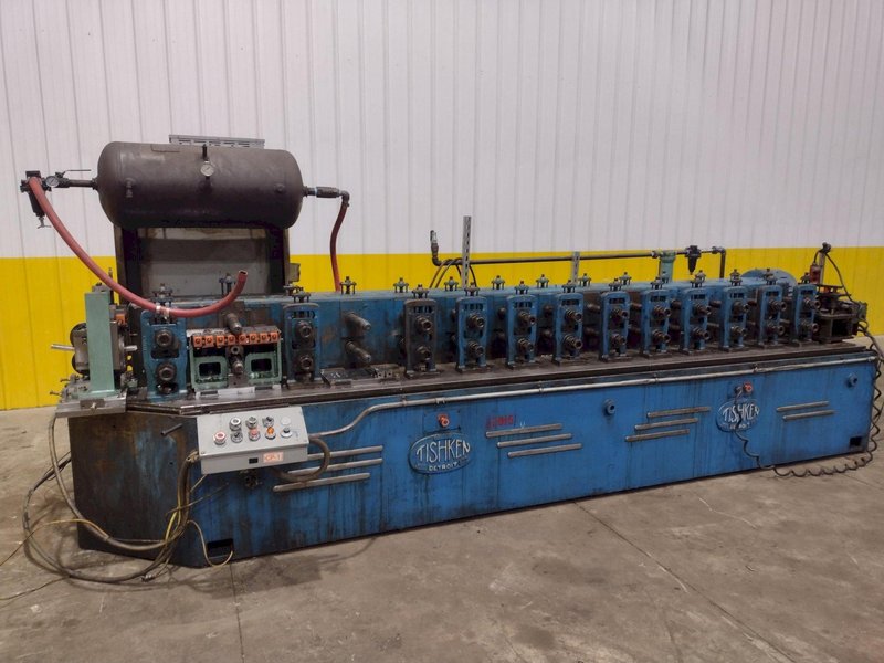 14 STAND X 2” TISHKEN MODEL #14-MW-2 ROLLFORMER 8" ROLL SPACE: YOBRO #24861