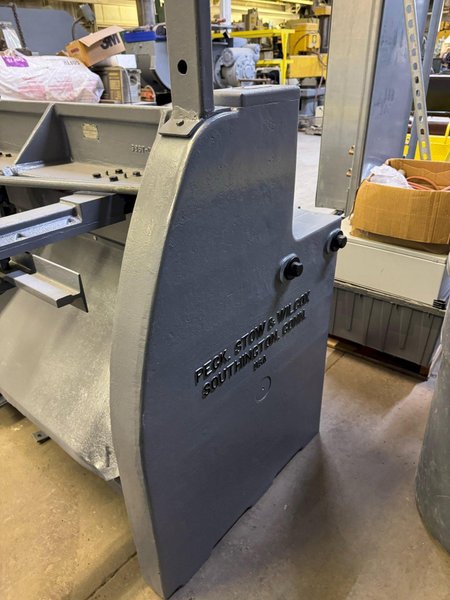 1 PREOWNED 4 FT. X 12 GA. PEXTO POWER SQUARING SHEAR, MODEL #: 12-U-4H, S/N: 655339