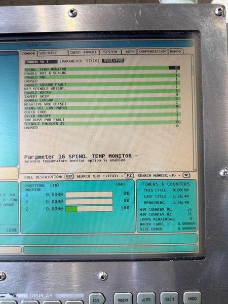 Haas VF-7/40 CNC Vertical Machining Center – 4th Axis Ready Mill