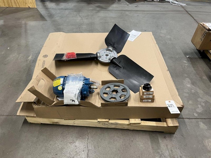 PALLET OF SPX MARLEY COOLING TOWER SPARE PARTS: STOCK #18857