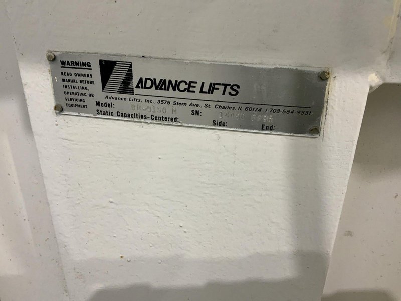 60" X 30" X 48"ADVANCE LIFTS BALER: STOCK #76483