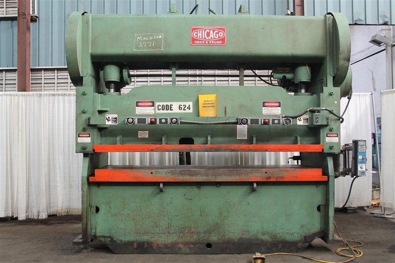 150 TON X 10' DREIS &amp; KRUMP BRAKE/STRAIGHT SIDE PRESS: STOCK #58854