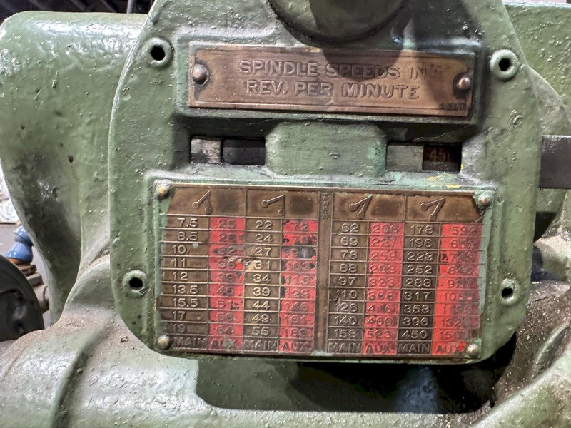 4&quot; GIDDINGS &amp; LEWIS 340-T HORIZONTAL BORING MILL. STOCK # 0668225