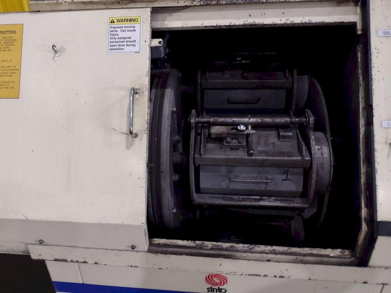 SINTOBRATOR MODEL #EC-2-033 CAROUSEL TYPE TUMBLING FINISHER: STOCK #18783