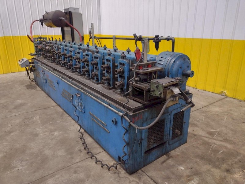 14 STAND X 2” TISHKEN MODEL #14-MW-2 ROLLFORMER 8" ROLL SPACE: YOBRO #24861