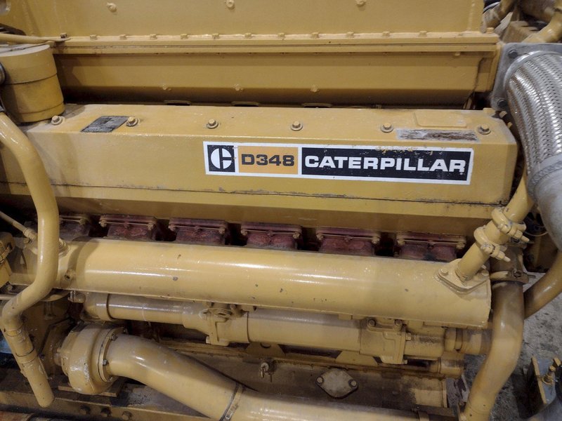 500 KW CATERPILLAR MODEL #D348 DIESEL GENERATOR: STOCK #23161