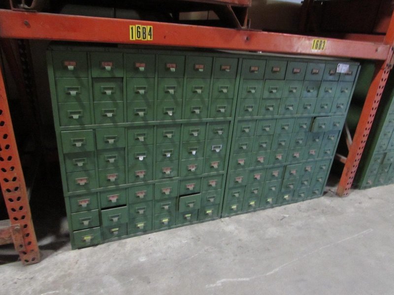 108 DRAWERS METAL CABINET: STOCK 17350