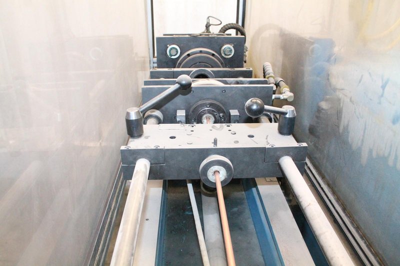 7/8&#039; CROWN UNLIMITED #STCOS-M10 SINGLE TUBE STRAIGHTEN &amp; CUT MACHINE: S