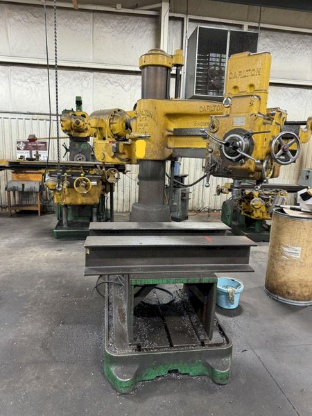 3&#039; X 11&quot; CARLTON RADIAL ARM DRILL. STOCK # 1113924.