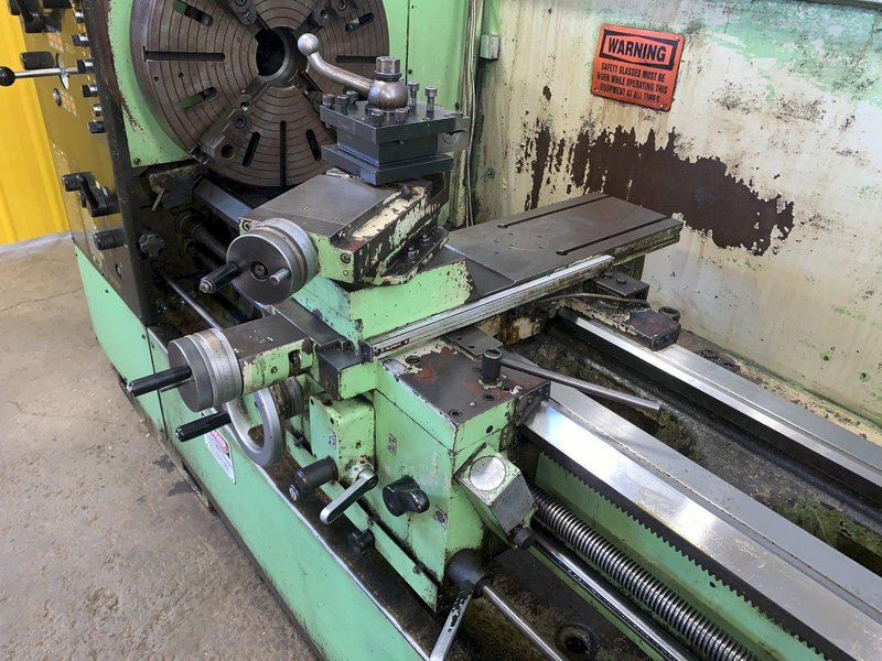 25&quot; X 120&quot; DOALL ROMI MODEL 25H GAP BED ENGINE LATHE W/ 4&quot; HOLE: STOCK #12892