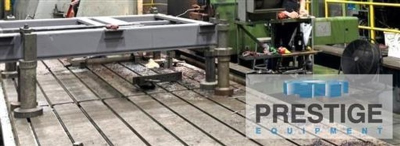 (4) 99&quot; x 197&quot; x 14&quot; T-Slotted Cast Iron Floor Plates