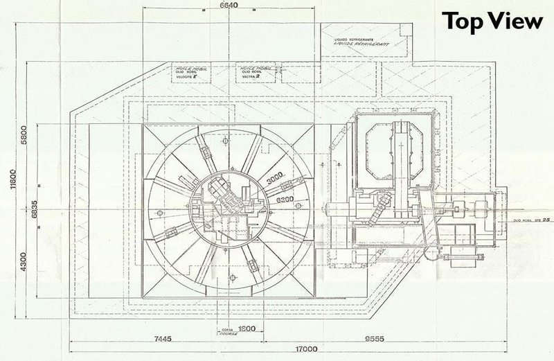 Innse - int &amp; ext milling Ø 9800 mm CNC