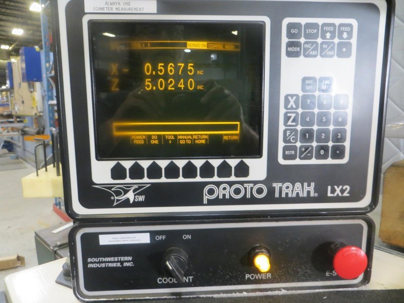 Southwest Industries Trak TRL 1745P CNC Engine Lathe- Auction Item