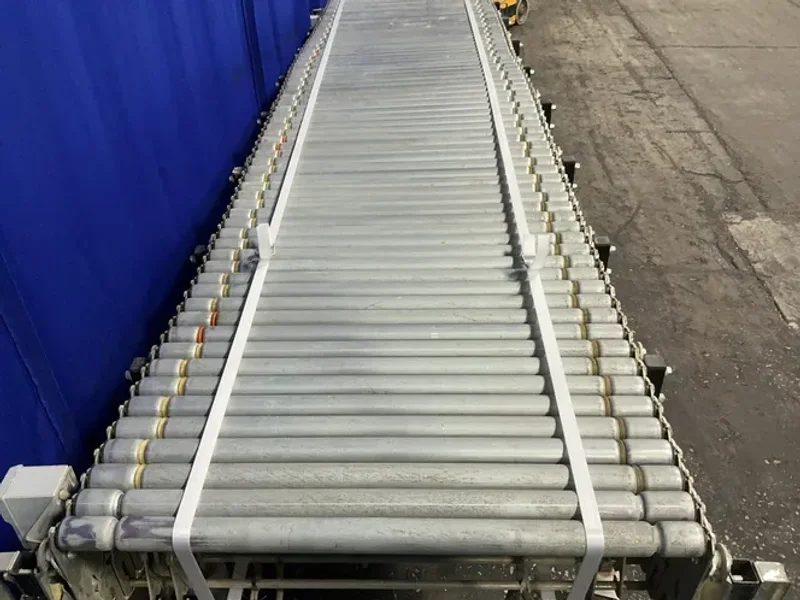 Best Flex 28” X 30’ Powered Accordion Conveyor - 1.5 Power