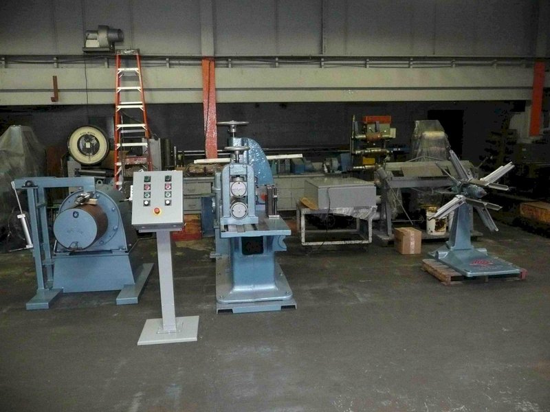 Waterbury Farrel Slitter - 4.500" Dia x 18" Wide Arbors - Includes Littel Payoff and ADS Recoiler with Overarm Separator