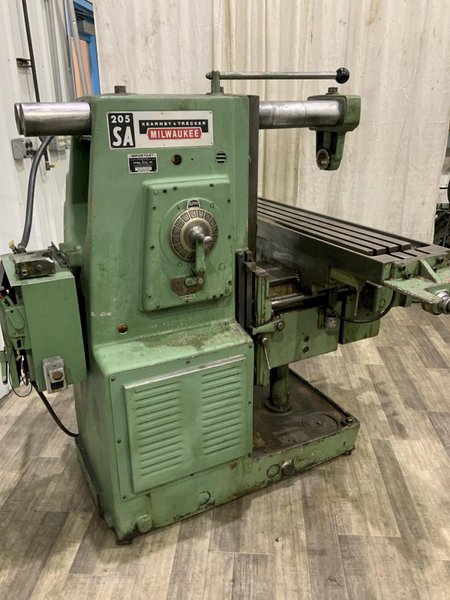 #2 KEARNEY &amp; TRECKER MODEL 205 SA HORIZONTAL MILL: STOCK # 72819