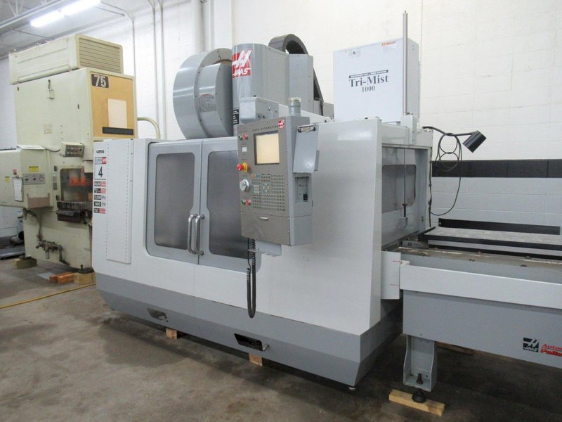 Haas VF-4SS APC CNC Vertical Machining Center, Automatic Pallet Changer, 4th Axis, Probing, TS Coolant, 40-ATC