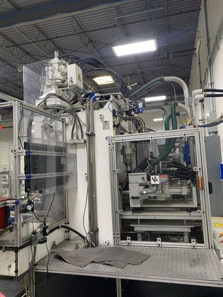 60 Ton LMG IMM-58 Two Shot Shuttle Table Injection Molding Machine, 2014