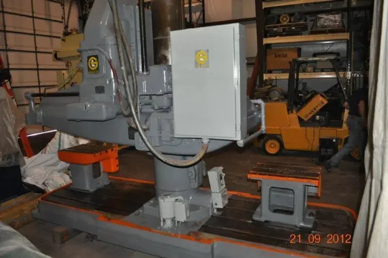 CINCINNATI BICKFORD RADIAL ARM DRILL 4&#039; X 13&quot;, MODEL 953-64 CHIP MASTER,...