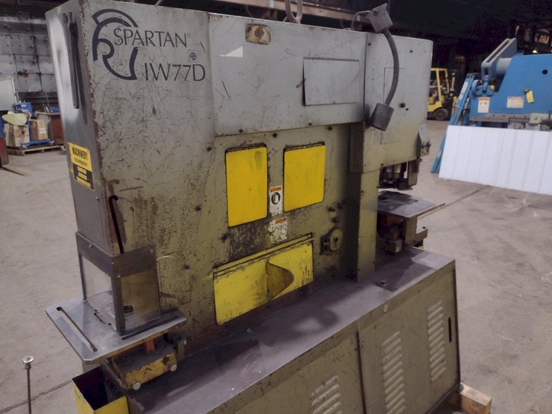 88 TON SPARTAN MODEL #IW77D HYDRAULIC IRONWORKER: STOCK #19243