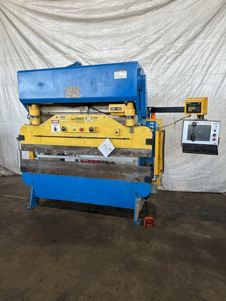 55 TON X 8' DI-ACRO 55-8 HYDRA-POWER PRESS BRAKE W/ AUTOMEC PC-800 CONTROLLER. STOCK # 0951523