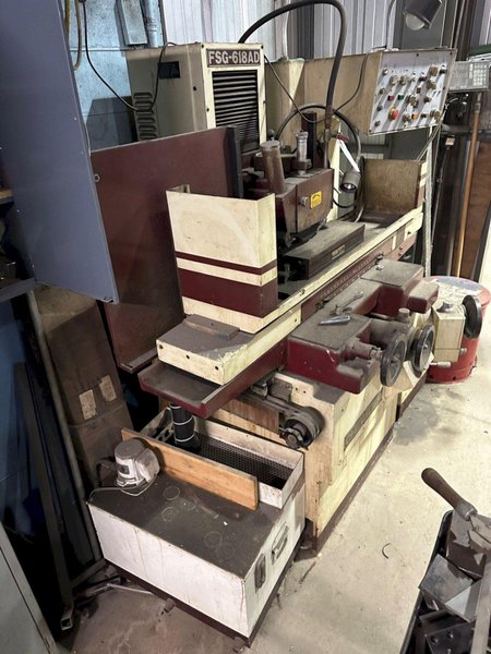 6" X 18" CHEVALIER FSG-618AD AUTOMATIC HYDRAULIC SURFACE GRINDER. STOCK # 0902624.