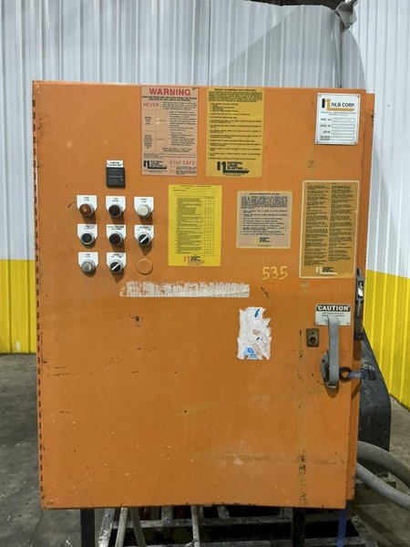 200 HP NATIONAL LIQUID BLASTING (NLB) MODEL 8200-E-1-3/8 HIGH PRESSURE WASHER: YOBRO #24595