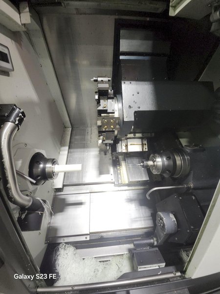 DN Solutions (Doosan) Lynx 2100LSYA CNC Lathe, Live Tooling, Doosan-Fanuc i Series Control, LNS Alpha Series BF, 20 HP, New 2022