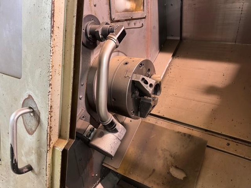 Okuma Captain L370MW CNC Lathe, 2006 – Tail Stock, Live Tooling