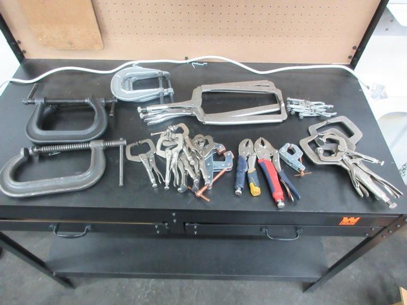 Box of C-Clamps- Auction Item