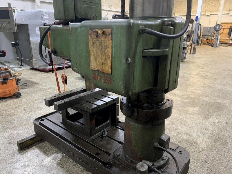 4' 12" OOYA Model RE-1225H Radial Arm Drill, S/N 0A7-2784.