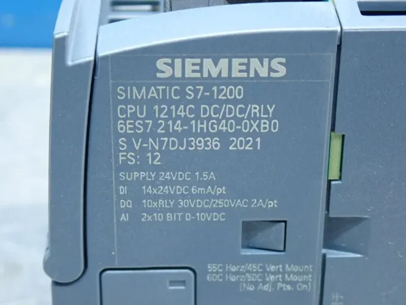 SIEMENS SIMATIC S7-1200 COMPACT CPU, 4PCS  -  6ES7214-1HG40-0XB0