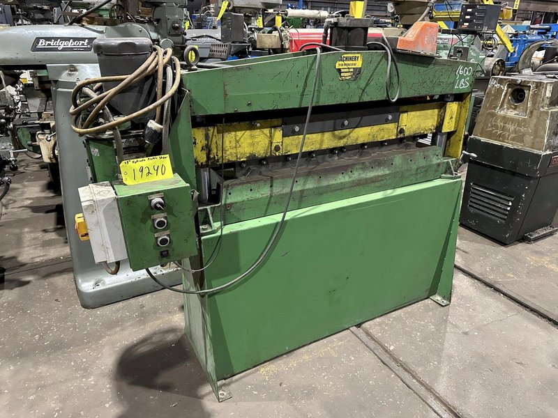 48" HYDRAULIC PROFILE SHEAR: STOCK #19240