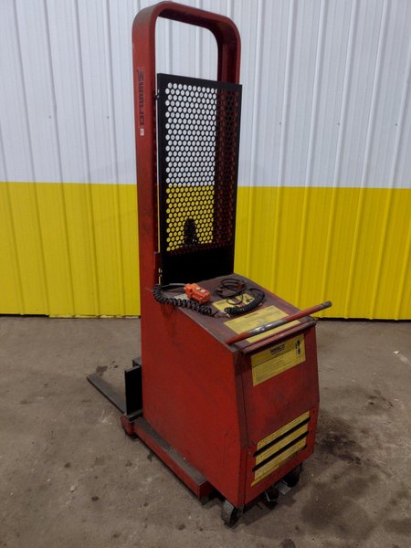 1,000 LB WESCO MODEL #PCBFL-64-25 ELECTRIC FORK LIFT: STOCK #19638