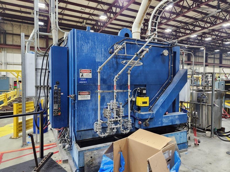 84&quot; TABLE STINGRAY MODEL #SR-8466 STAINLESS STEEL ROTARY TABLE PARTS WASHER, NEW IN 2017: STOCK #22182