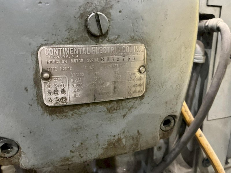 #210 KEARNEY &amp; TRECKER MODEL #210TF PLAIN HORIZONTAL MILL: YOBRO #25177